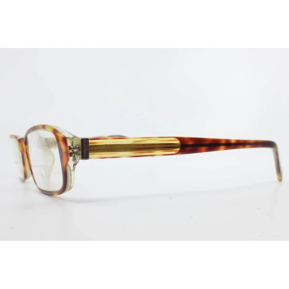Nautica N8034 200 Eyeglass Frames Tortoise Shell Rectangle 52-16-140 Mens Womens